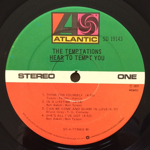 The Temptations - “Here To Tempt You” Vinyl LP - Picture 4 of 5